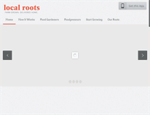 Tablet Screenshot of localroots.com